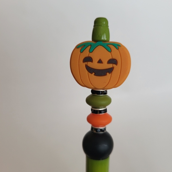 Beaded Pen Jason Voorhees Boo Ghost Pumpkin Halloween Scary - Picture 4 of 5